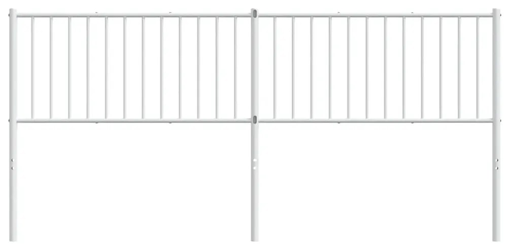 Cabeceira de cama 193 cm metal branco