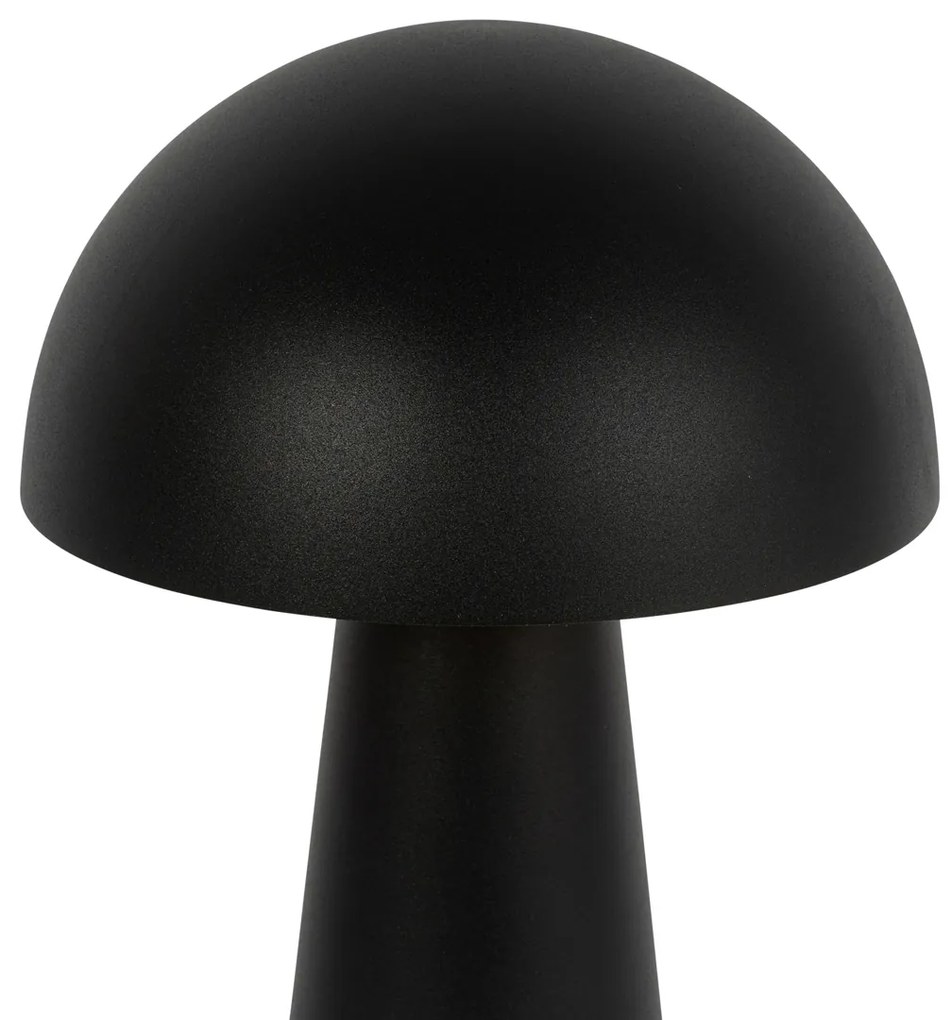 LED Conjunto de 2 Candeeiros de Pé Inteligentes para Exterior Preto 50 cm e 65 cm - Mushroom Moderno