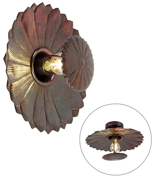Lâmpada de parede de design de cobre - Noah Oriental