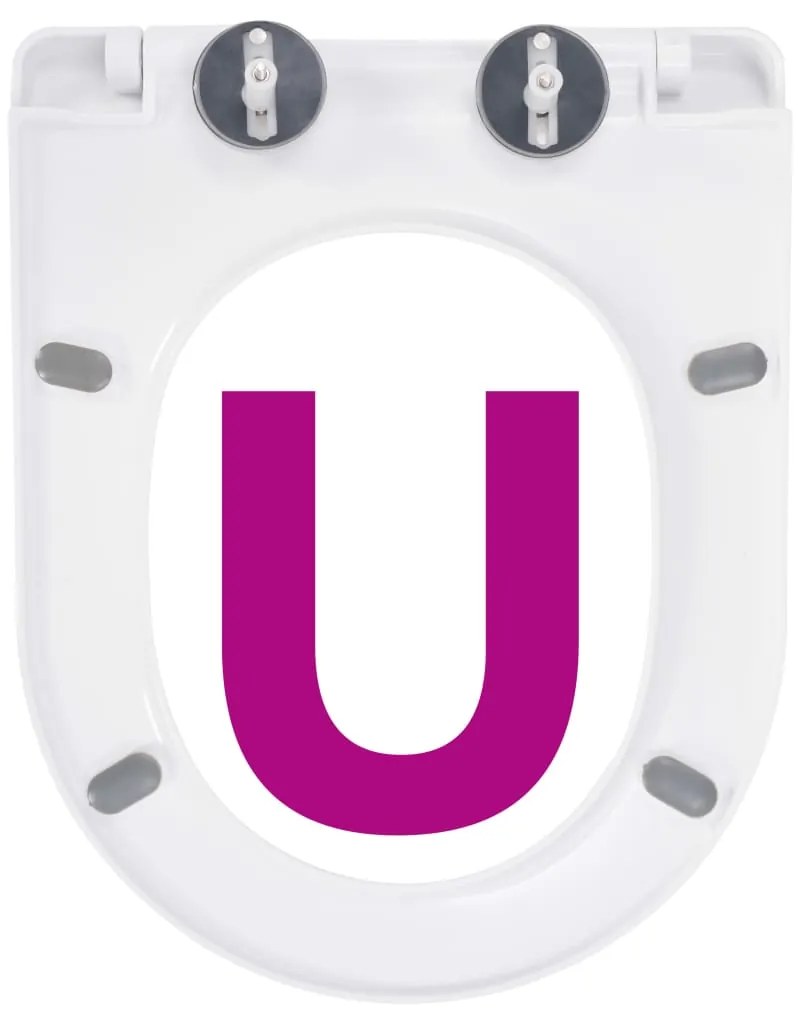 Tampo de sanita fecho suave com design remoção rápida branco