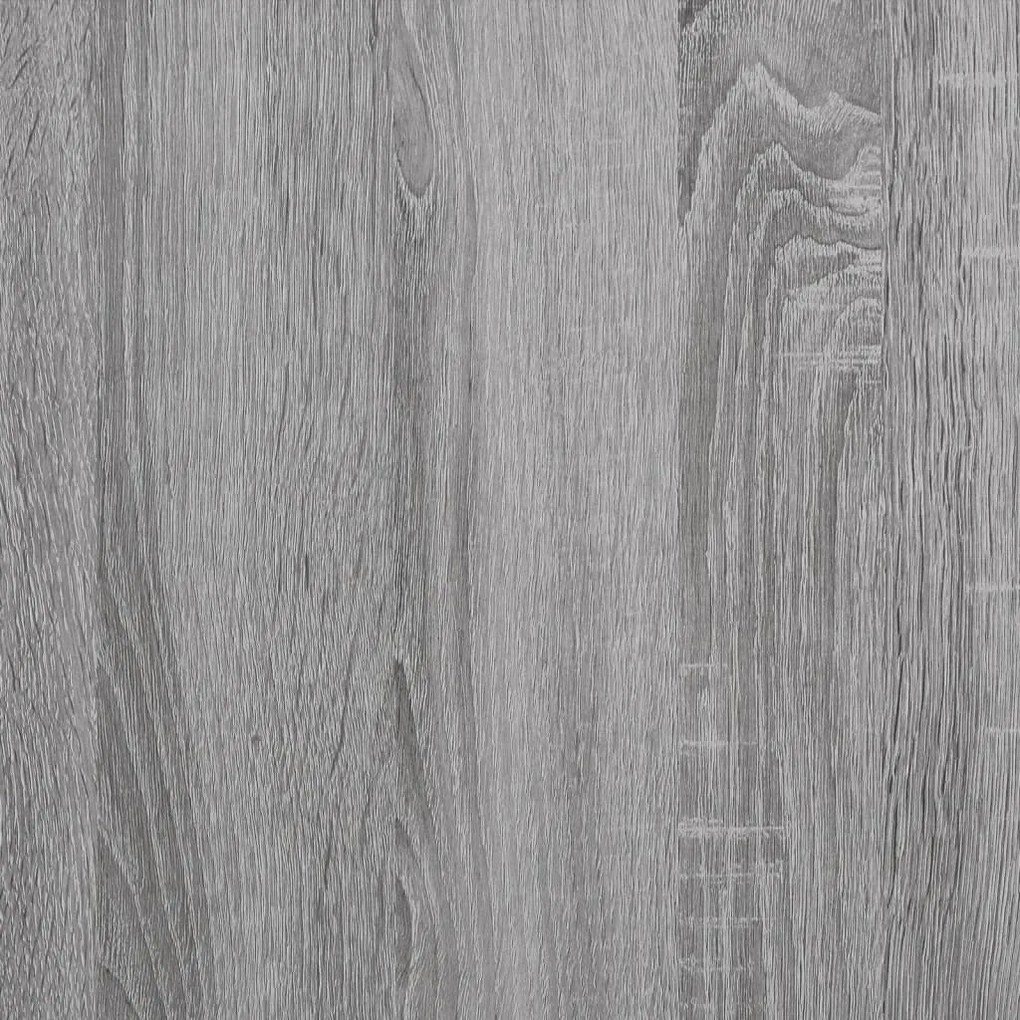 Mesa de apoio 40x40x40 cm derivados madeira cinzento sonoma