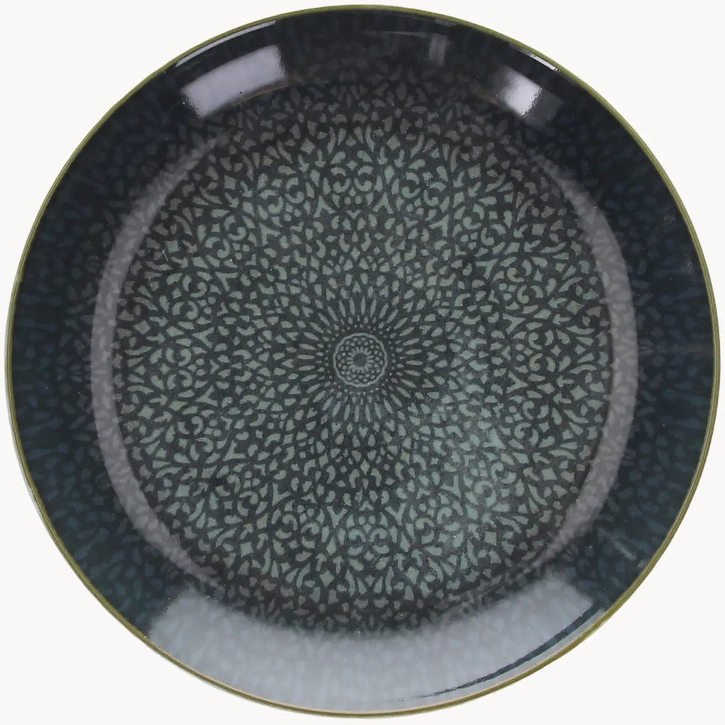 Pratos de pequeno-almoço em porcelana Oriental, conjunto de 6