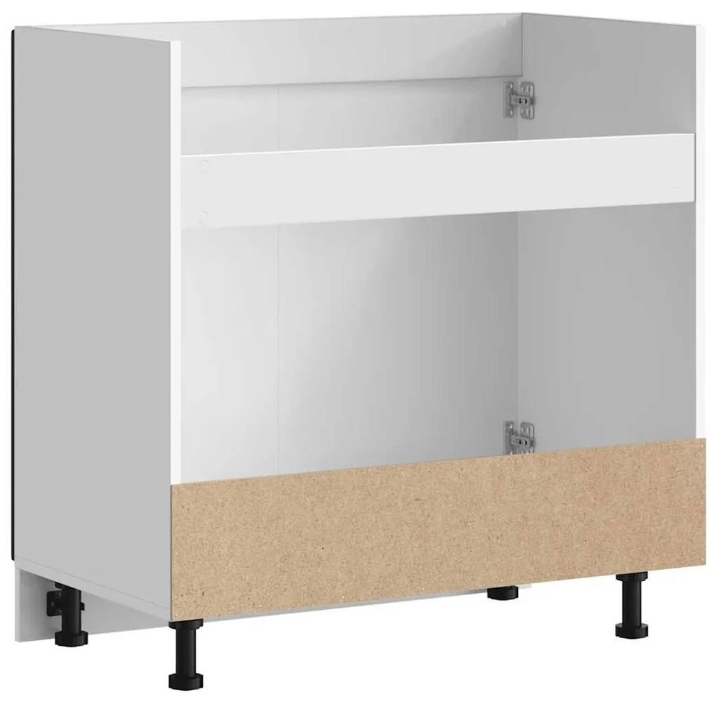 Armário baixo lavatório Kalmar 80x46x81,5 cm preto