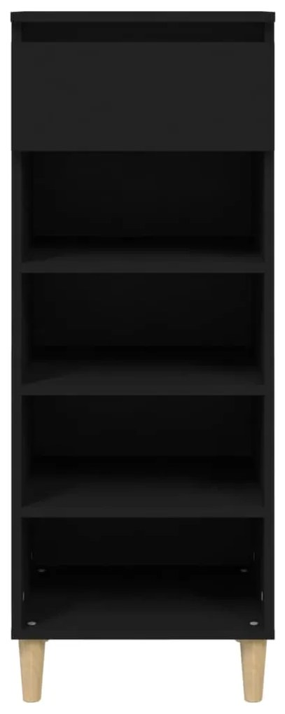 Sapateira 40x36x105 cm derivados de madeira preto