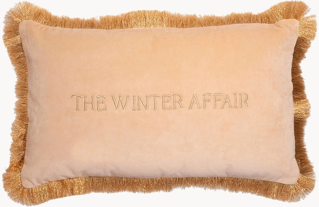 Almofada em veludo The Winter Affair