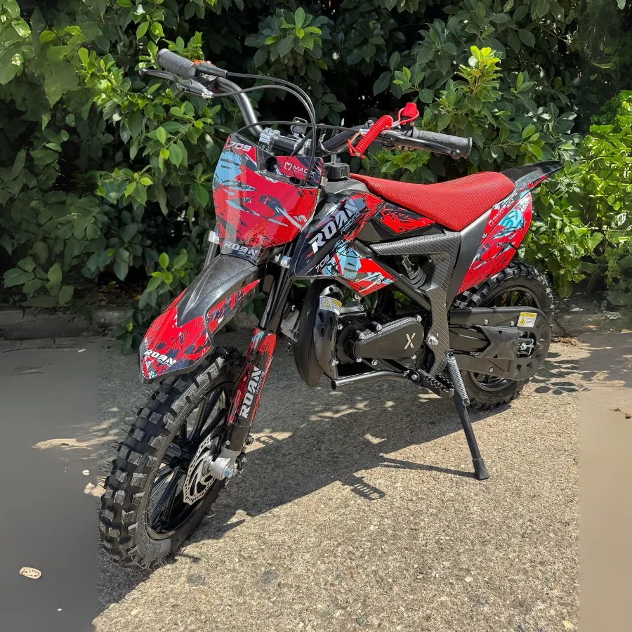 MINI MOTO PARA CRIANÇAS MiniCross Roan 709 gasolina 49cc 4.5CV Vermelha