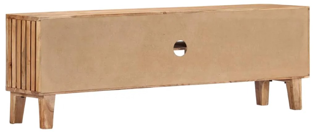 Móvel de TV 130x30x45 cm madeira de acácia maciça