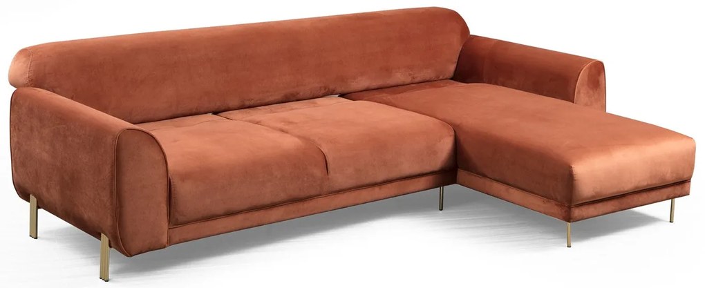Sofá-Cama de Canto Image Corner – Canela – 287 x 169 cm