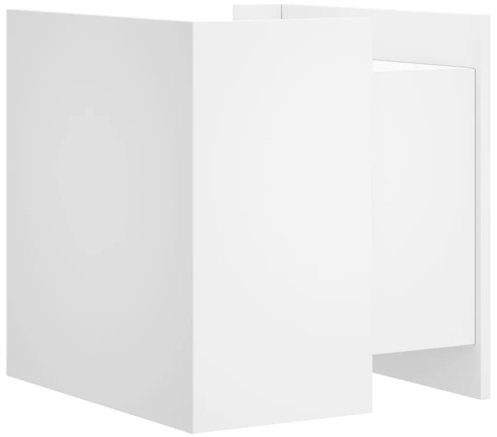 Mesa cabeceira 45x50x50 cm derivados de madeira branco