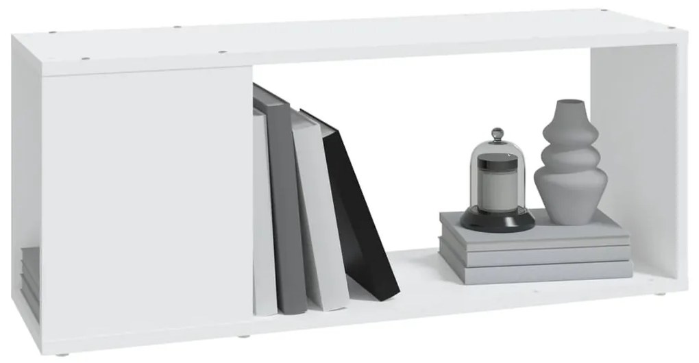 Móvel de TV 80x24x32 cm derivados de madeira branco