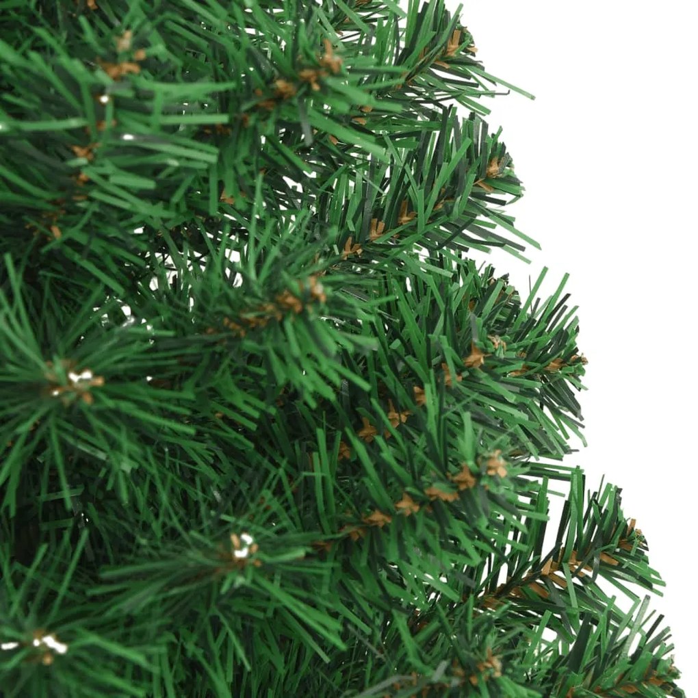 Árvore de Natal artificial com ramos grossos 120 cm PVC verde