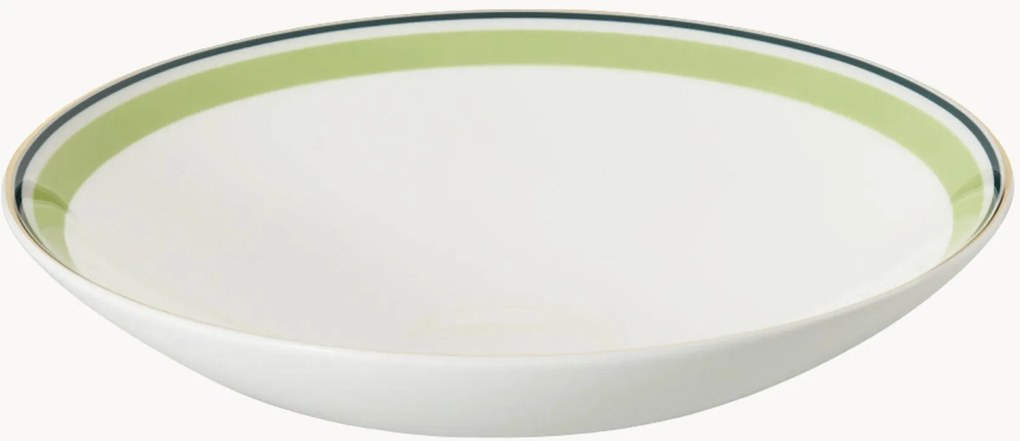 Taças de servir em porcelana fine bone china Capri, conjunto de 6
