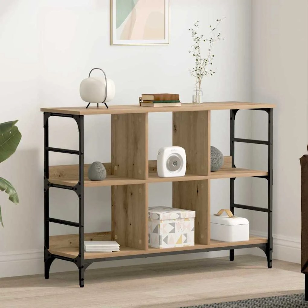 vidaXL Buffet Carvalho Artesanal 102 x 32 x 73,5 cm