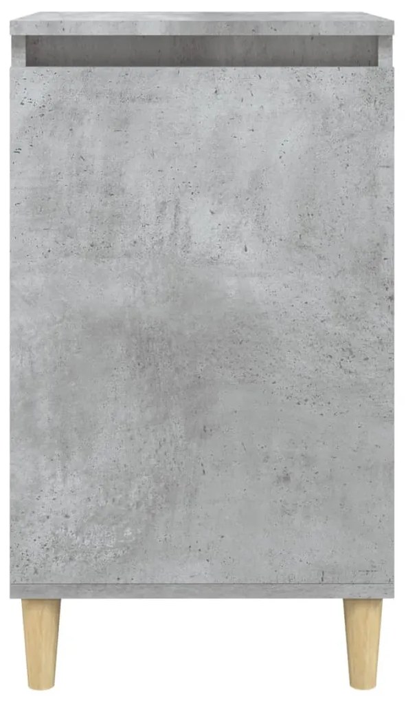 Mesas de cabeceira 2 pcs derivados de madeira cinza cimento