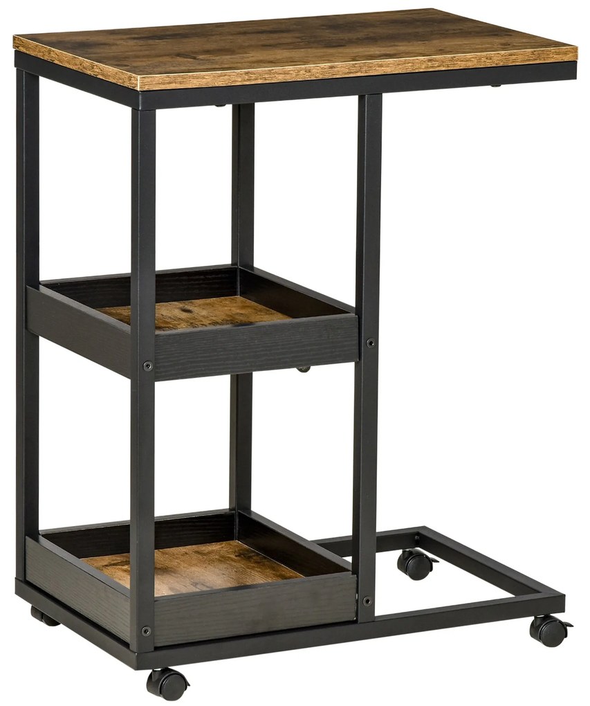 Mesa Auxiliar Industrial Mesa Auxiliar em Forma de C com Rodas Pratele