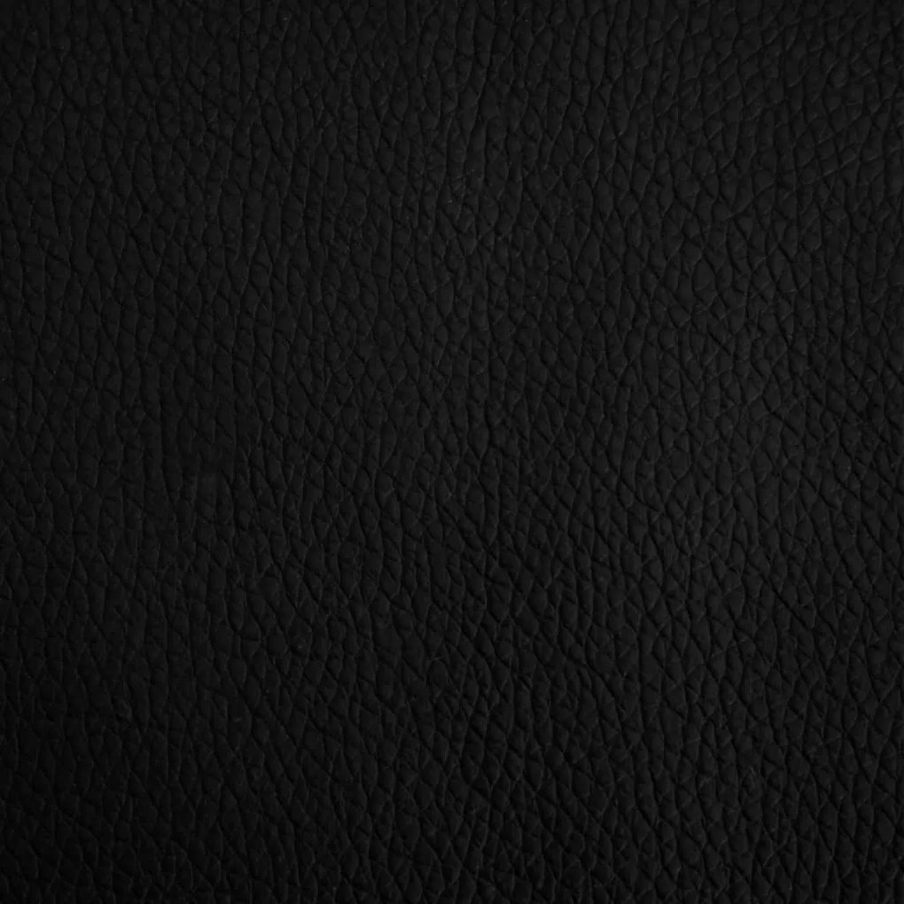 Sofá infantil 70x45x30 cm couro artificial preto