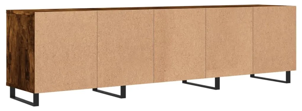 Móvel de TV 150x30x44,5 cm derivados de madeira carvalho fumado