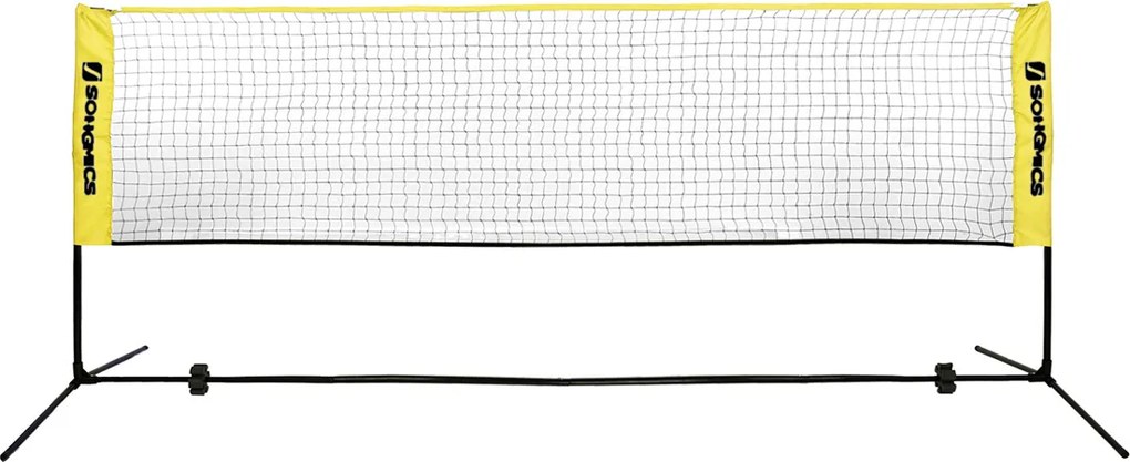 Rede de badminton 300 x 103 x 155 cm amarela