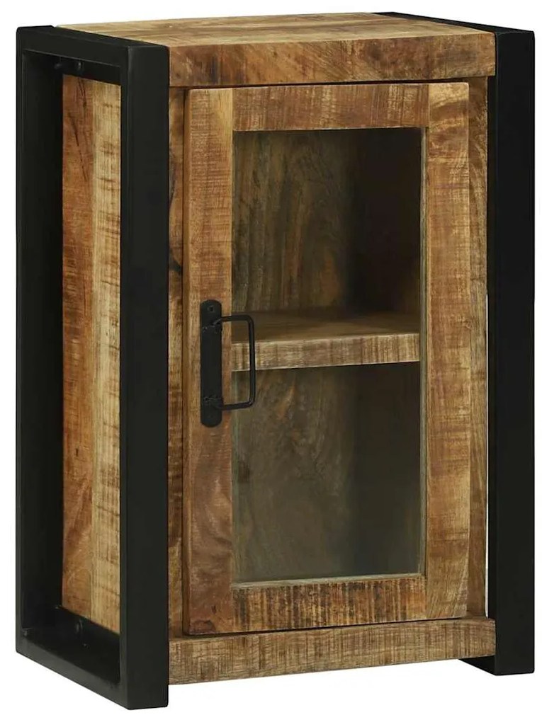 Armário de casa de banho 40x30x60 cm de madeira maciça em mangueira ás