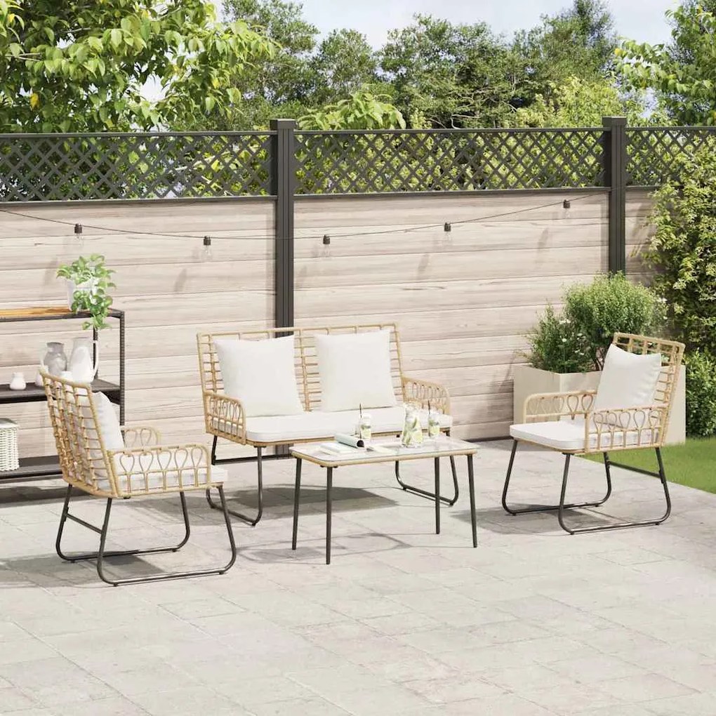 Conjunto de Jantar para Jardim 3 pcs Preto, Antracite