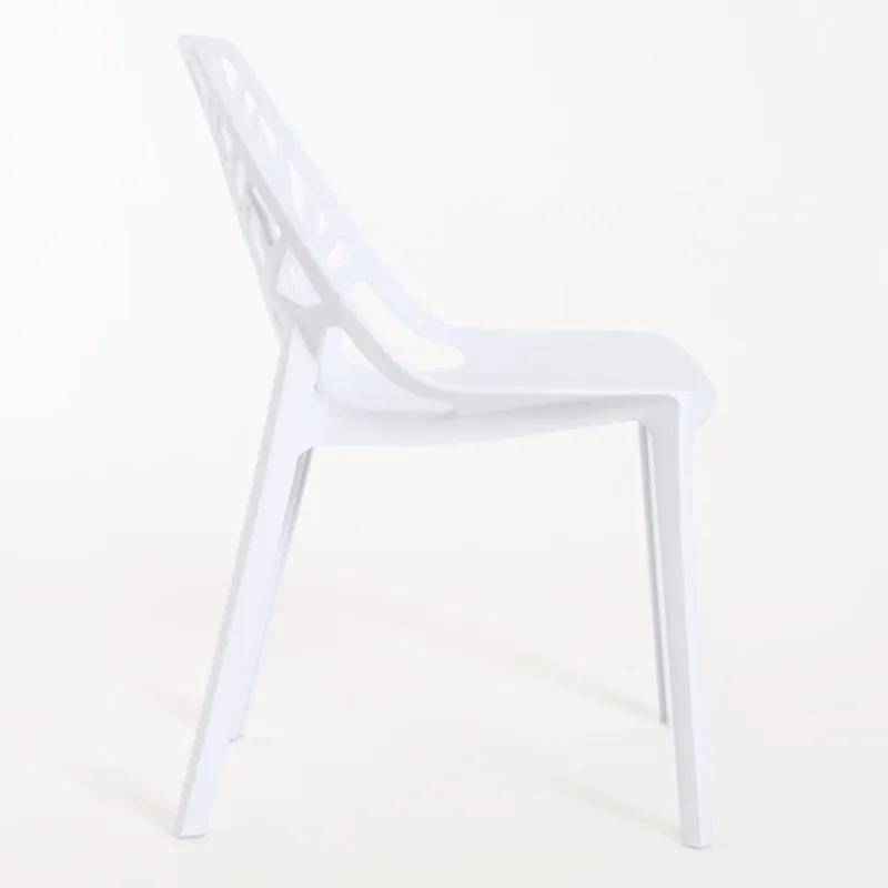 Pack 6 Cadeiras Hissar Polipropileno - Branco