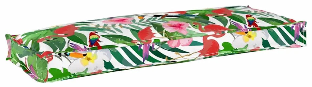 Almofada de Palete para Banco Tropical Jungle 110 x 40 x 8 cm em Tecid