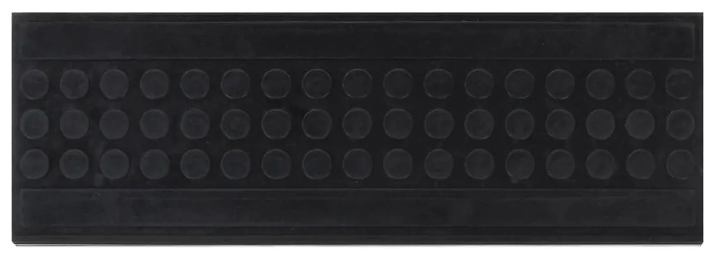 Tapetes para degraus de escada 10 pcs 25x75 cm borracha