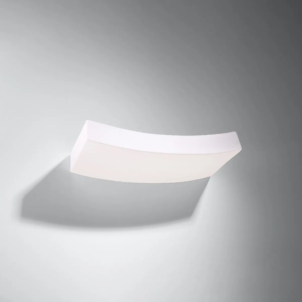 Aplique Candeeiro de parede Cerâmica HATTOR Branco