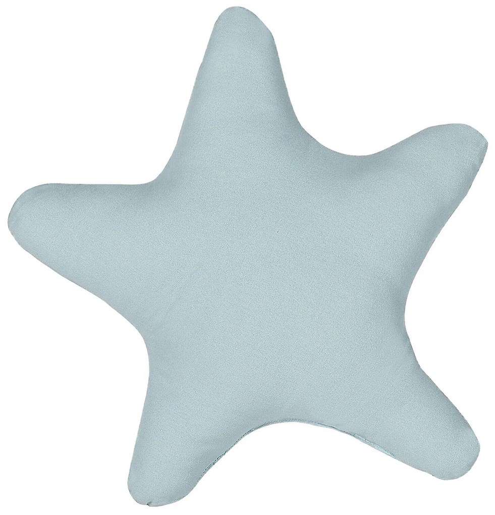Conjunto de 2 almofadas decorativas em forma de estrela azul 40 x 40 cm BHOPAL Beliani