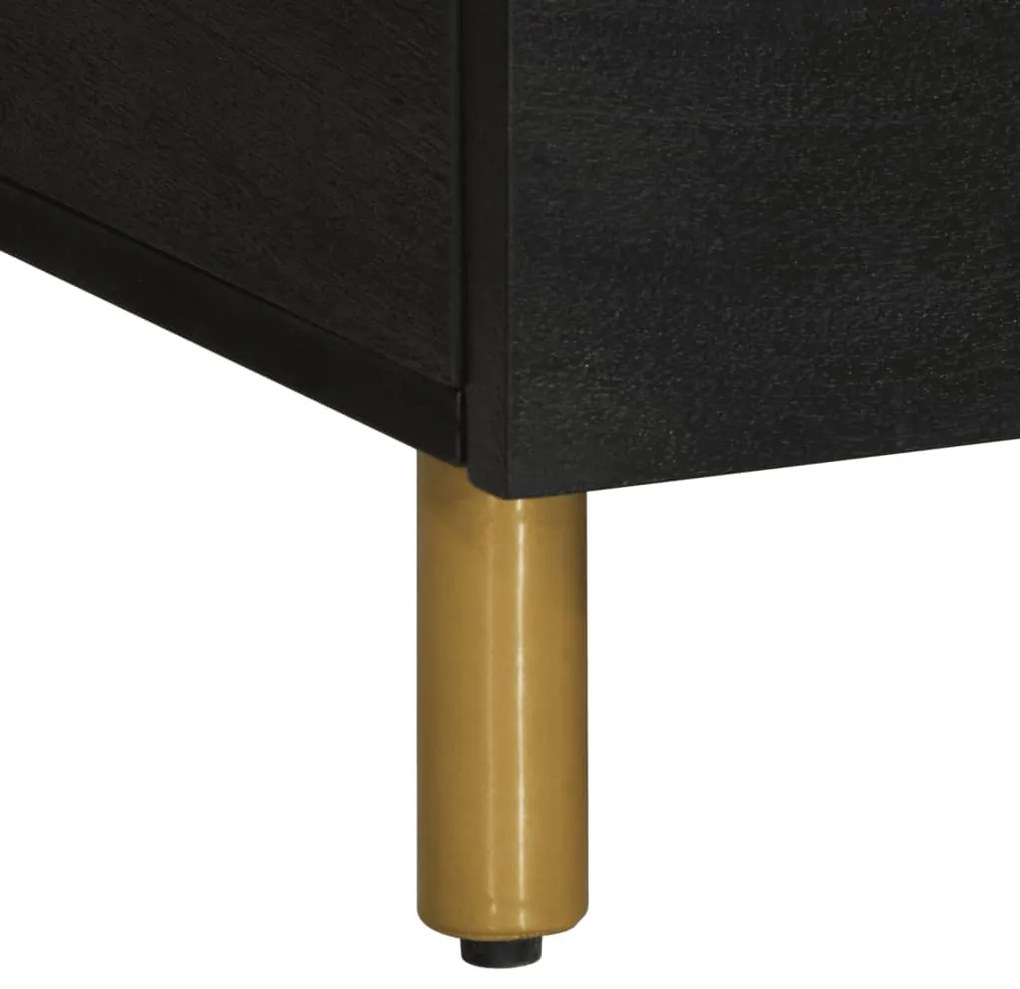 Mesa de centro 80x50x40 cm derivados de madeira preto