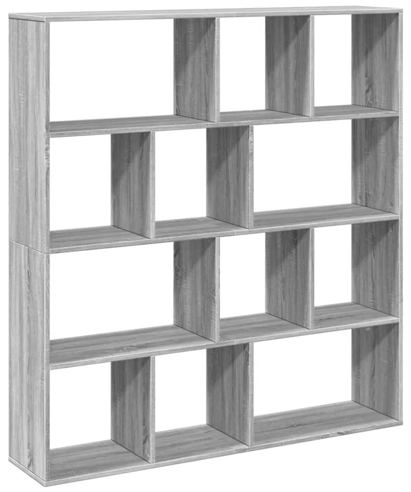 Estante 132x29x141,5 cm derivados de madeira cinzento sonoma