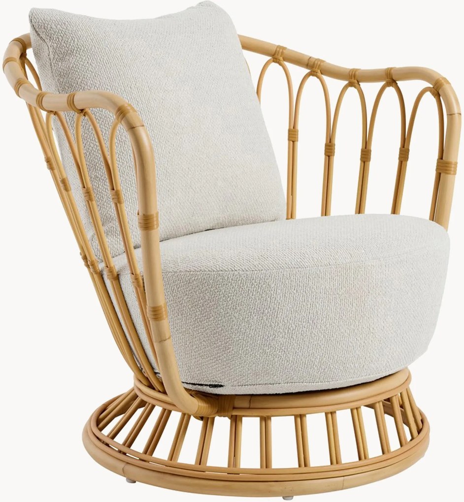 Poltrona de jardim estofada artesanal Grace