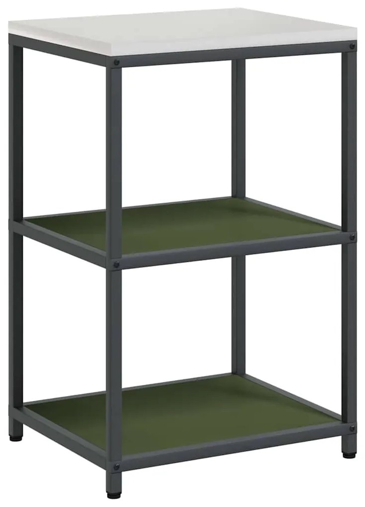 Conjunto de Armazenamento de Cozinha 2 pcs Verde Oliva