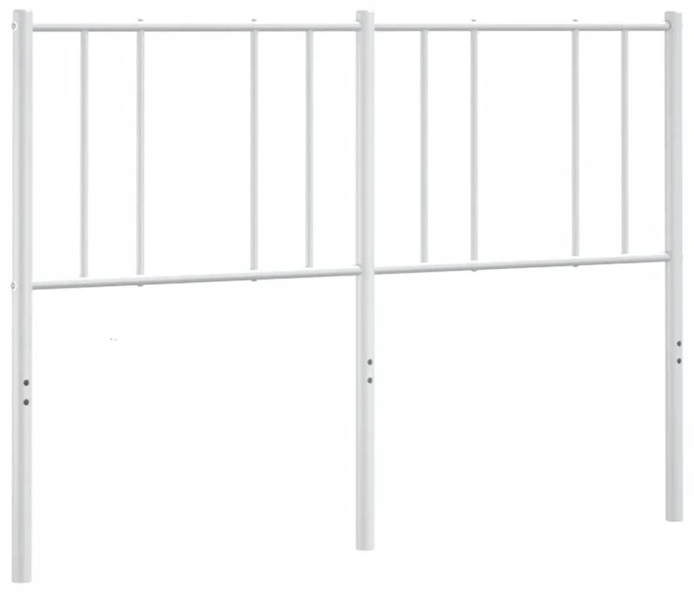 Cabeceira de cama 150 cm metal branco