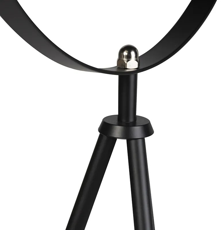 Candeeiro de pé inteligente tripé preto com Wi-Fi A60 - Magna 40 Eglip