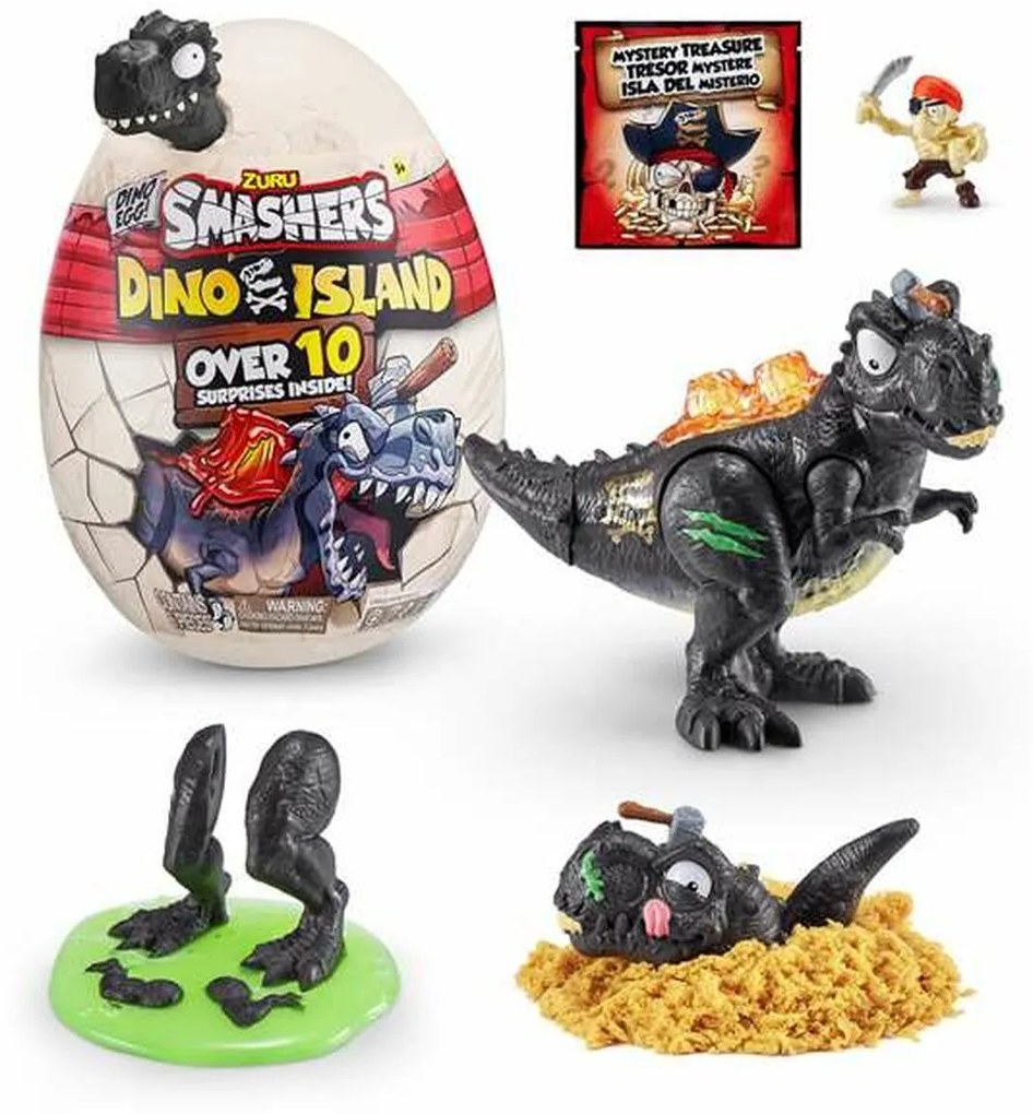 Ovo surpresa Bizak Zuru Smashers Island Dinossauro