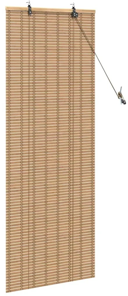 Persianas e Sombras de Janela Marrom Claro 60 x 160 cm Bambu