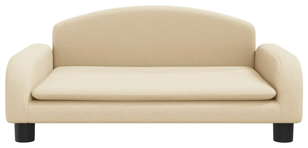 Sofá infantil 70x45x30 cm tecido cor creme