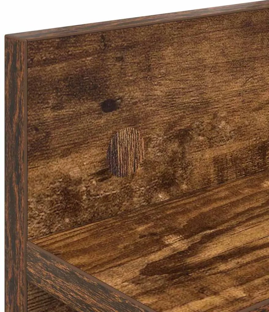 Cabideiro de Parede Carvalho fumado 40 x 10.5 x 18 cm