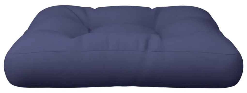 Almofadão para sofá de paletes 60x61,5x10cm tecido azul marinho