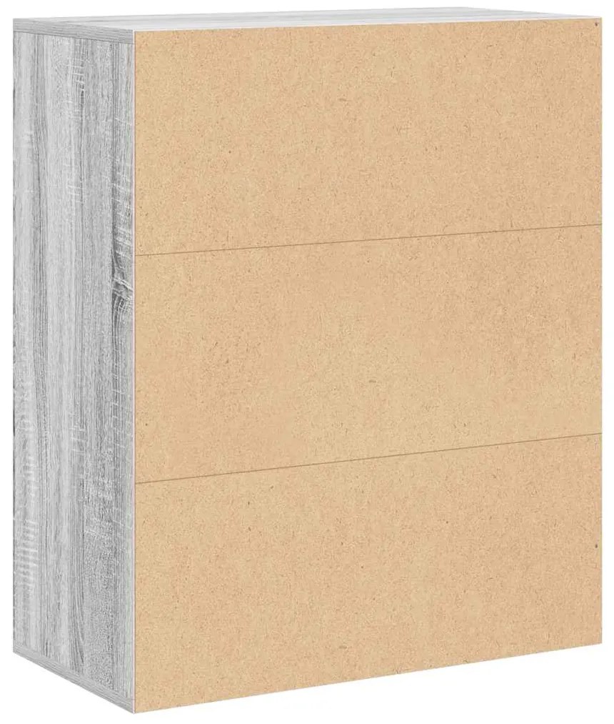 Estante cinzento sonoma 60x30x71,5 cm derivados de madeira