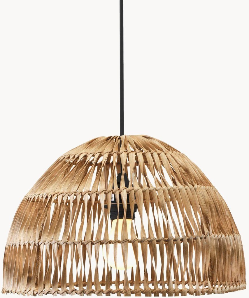 Candeeiro suspenso artesanal em vime Lace