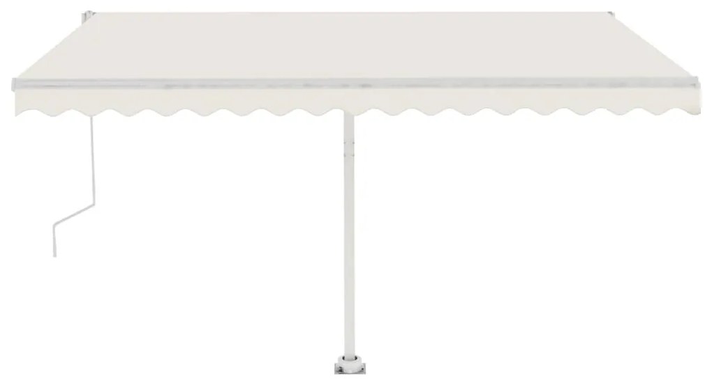 Toldo automático independente 400x300 cm cor creme