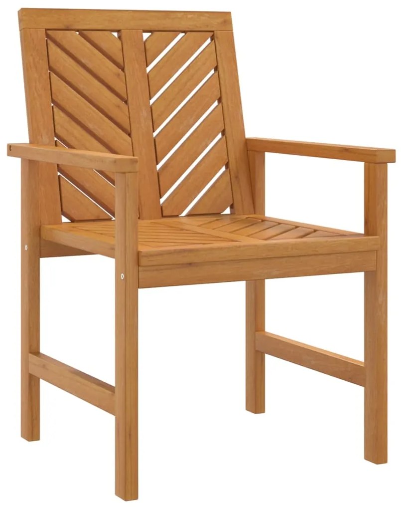 3 pcs conjunto lounge de jardim madeira de acácia maciça