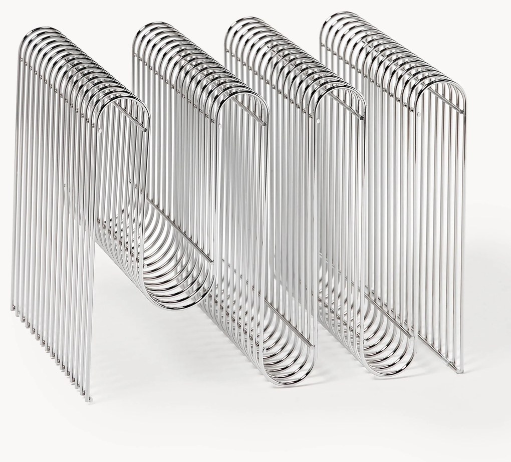 Suporte para revistas em metal Curva