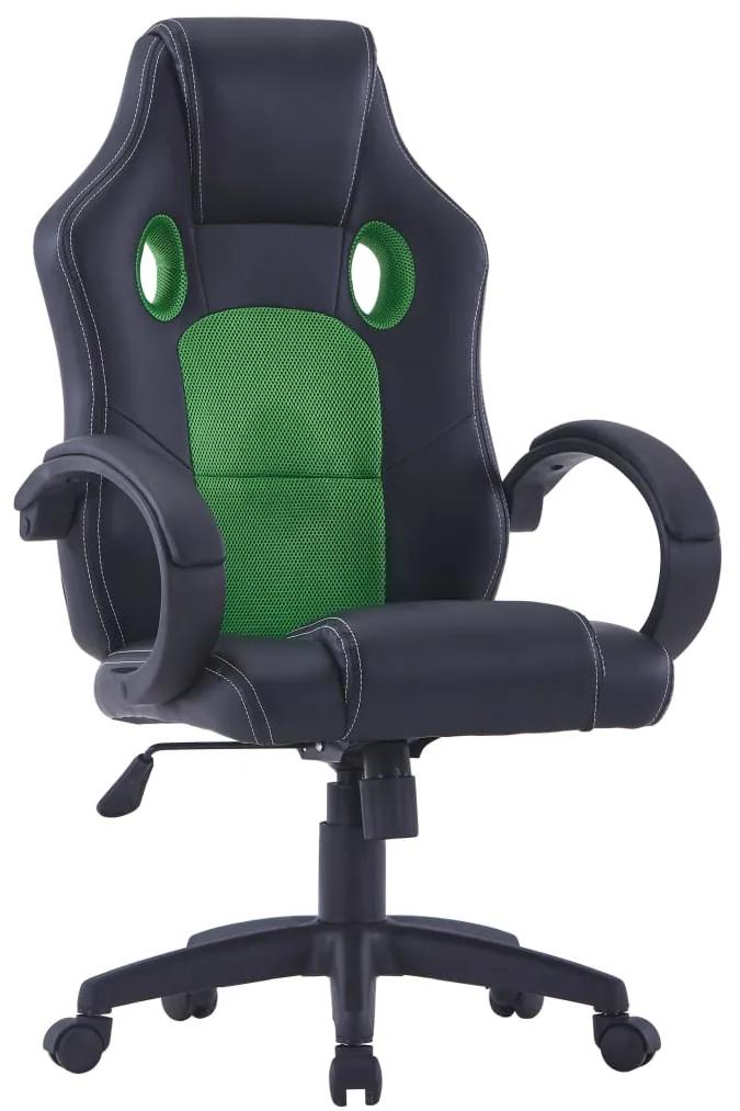 Cadeira de Gaming Couro Artificial Verde