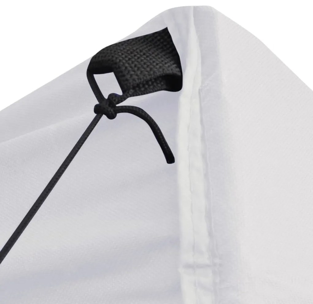 Tenda dobrável profissional festas 4 paredes 2x2m aço branco