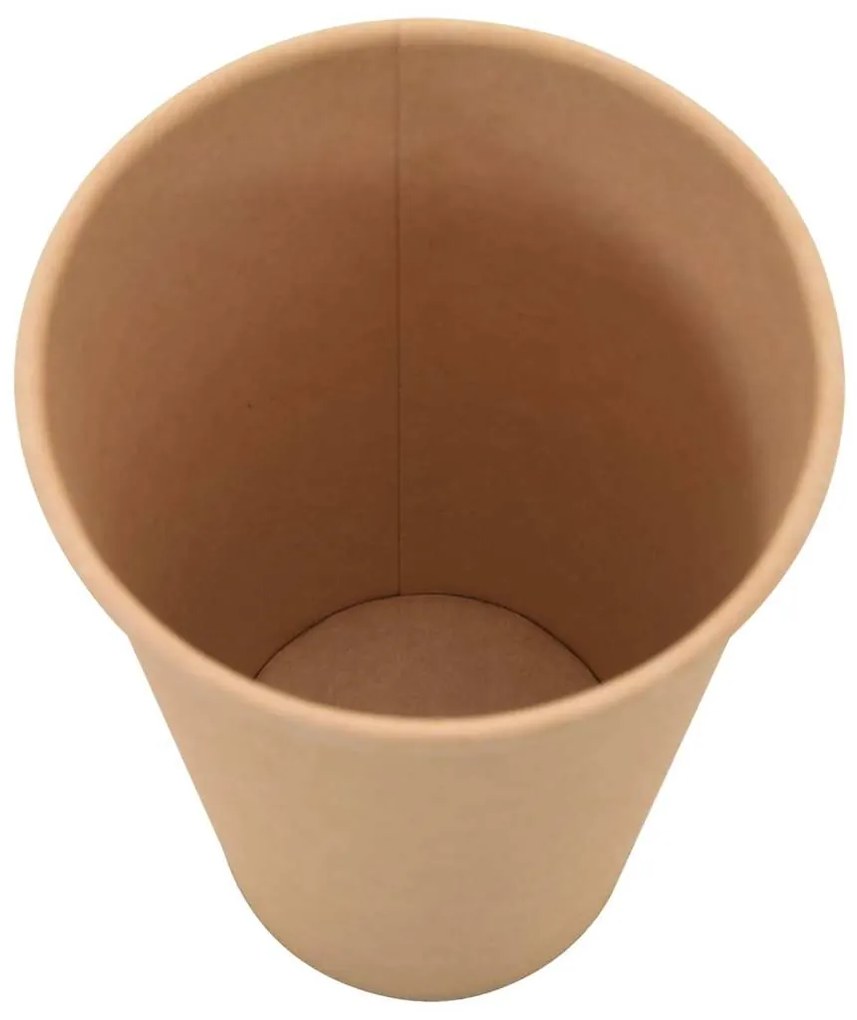 Copos de café de papel 1000 pcs 16oz 400ml castanho