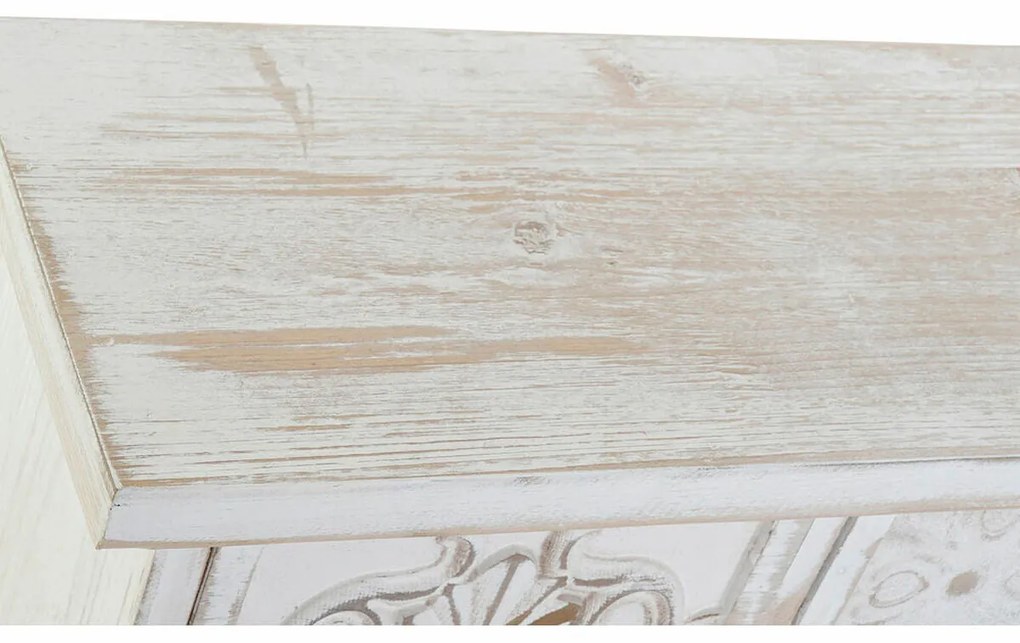 Frente de lareira DKD Home Decor Ferro 120 x 23 x 95 cm Metal Madeira de abeto 30 x 40 cm