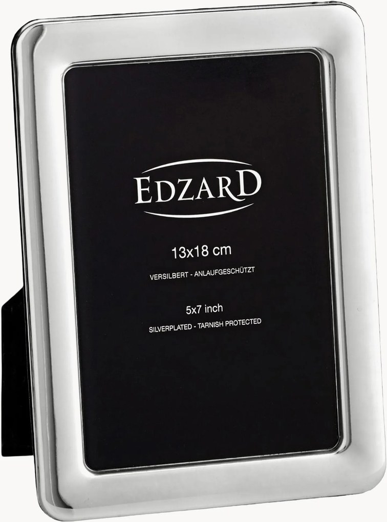 Moldura para fotos banhada a prata Anzio